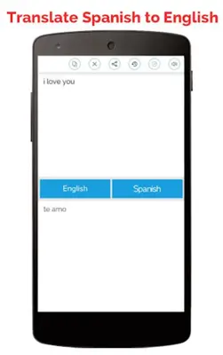 Spanish English Translator android App screenshot 7